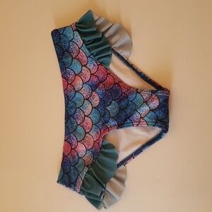 Mermaid Scale Kids Swim Bottoms